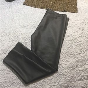 Ann Taylor Factory Faux Leather Pants XL